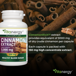 Cinnamon 20:1 Extract 150 mg
