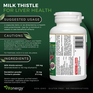 Liver Health Milk Thistle 250 mg